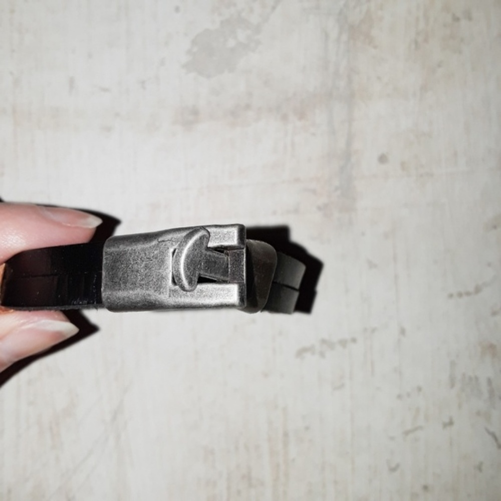 Men's Leather Black & Brown Wrapped Bracelet - Picture 8 of 8